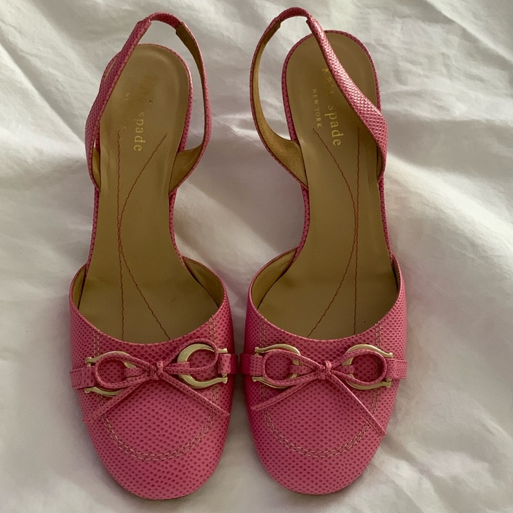 Kate Spade Vintage Pink Slingbacks